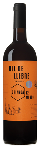 Casa Mariol, ull de llebre criança. Tempranillo crianza.