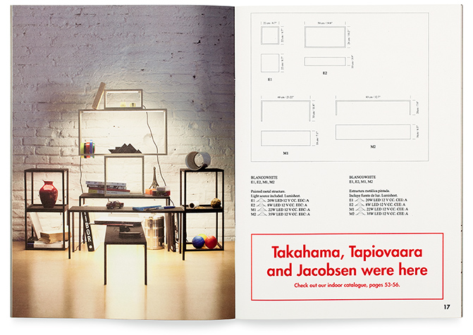 Takahama, Tapiovaara y Jacobsen, autores de productos de Santa & Cole.