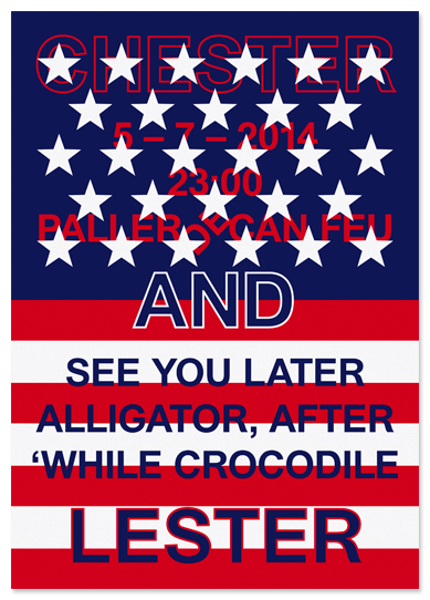 See you later alligator.